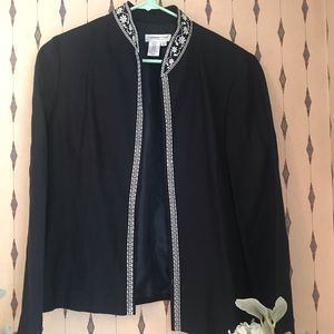 Coldwater Creek Open Front Navy Blazer
